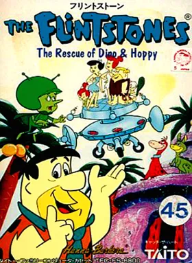 Flintstones, The - The Rescue of Dino & Hoppy (Japan) box cover front